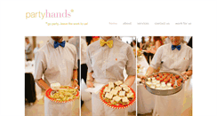 Desktop Screenshot of partyhandsdc.com